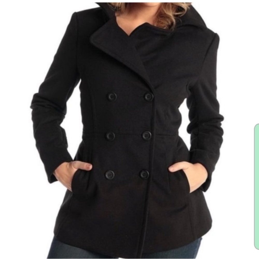 Michael Kors Black Peacoat Size Small